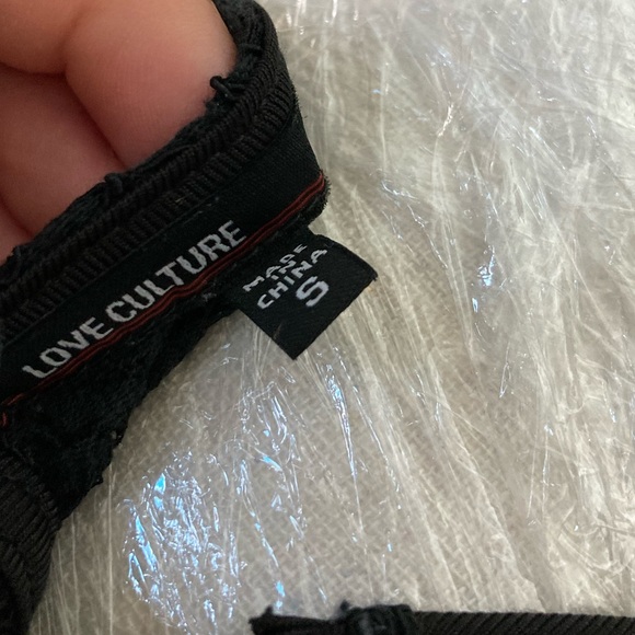 Black V-Line Lace Long Slit Dress - Picture 7 of 7